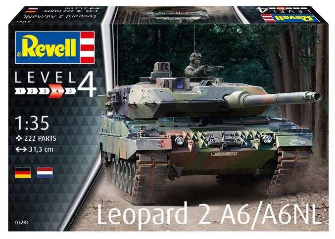 Carro 1/35 -Leopard 2A6/A6NL- Revell