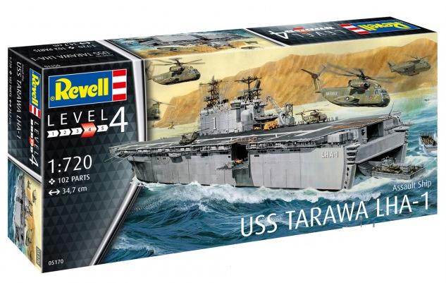 Barco 1/720 -Assault Ship USS Tarawa LHA- Revell