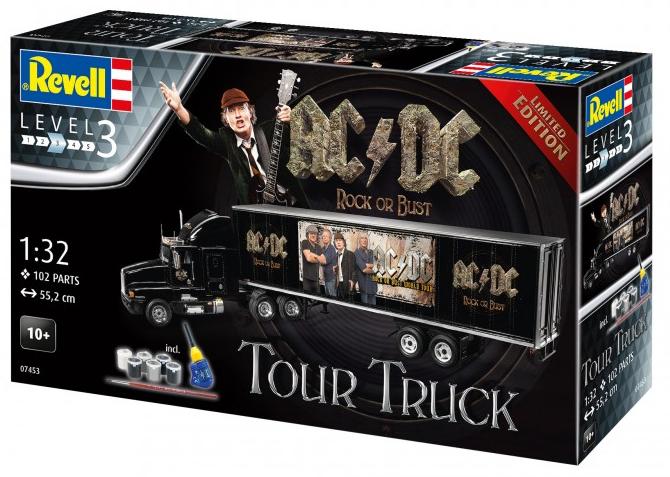 Gift Set Camión 1/32 -Truck &amp; Trailer &quot;ACDC&quot;- Revell