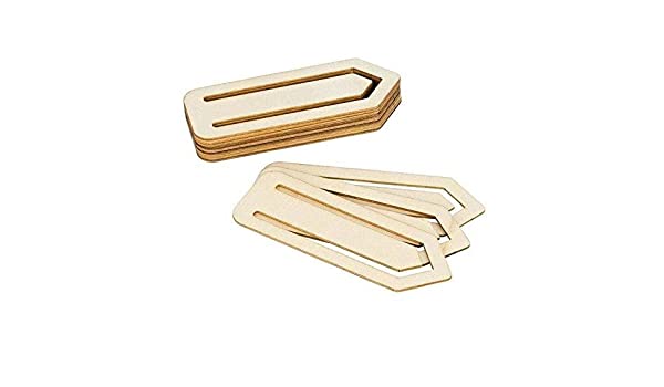 Marcadores de Libro Madera 11,3 x 4 cm. (12 pzs.) Artemio