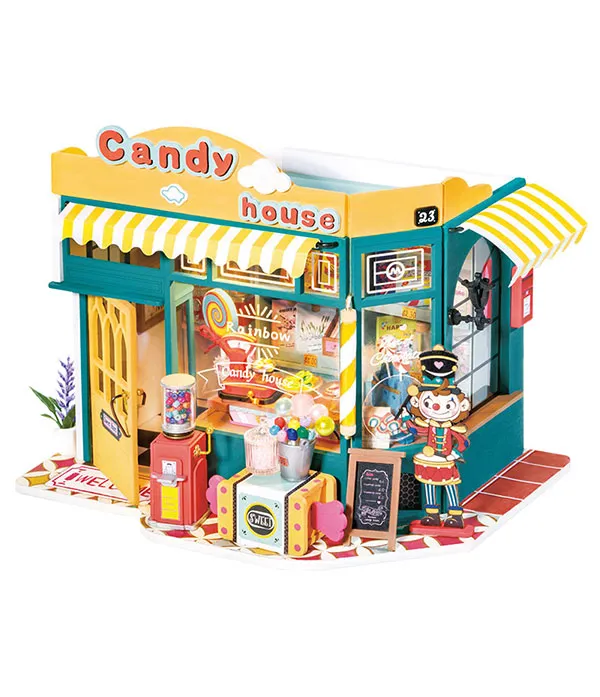 Kit -Rainbow Candy House- Rolife Robotime