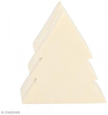 Siluetas Arbol Navidad Madera 5 x 4 cm. (3 pzs.) Artemio