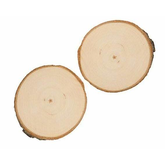 Peanas / Discos Madera 6 / 7 cm. (2 pzs.) Artemio