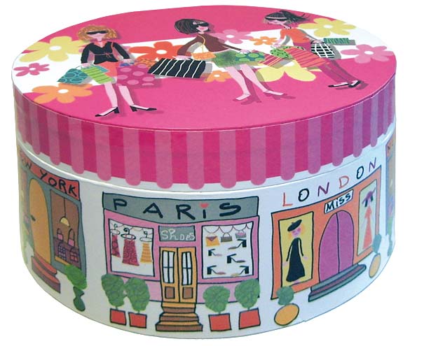 Caja Joyero Musical Ovalado -Chicas- 