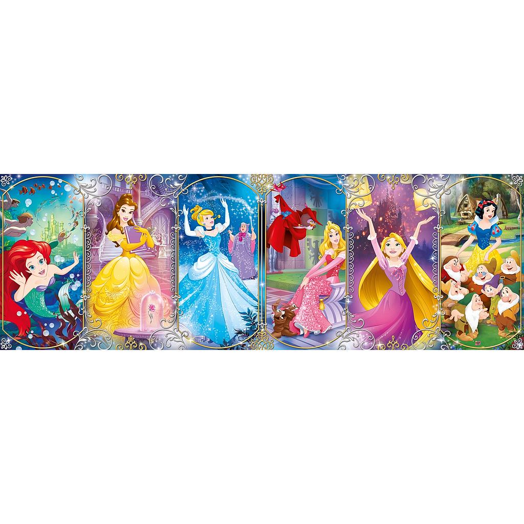 Puzzle 1000 piezas -Panorama: Disney Princess- Clementoni