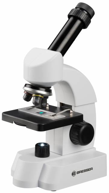 Microscopio Junior 40x-640x + Set Laboratorio Bresser 
