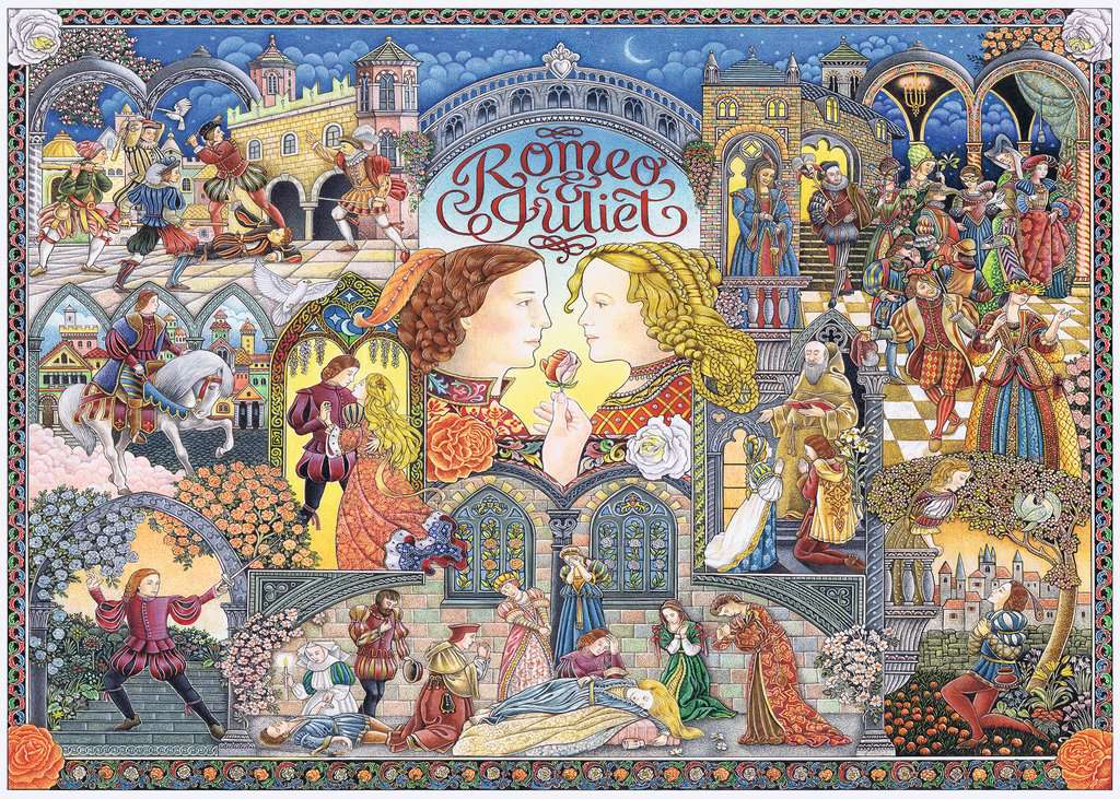 Puzzle 1000 piezas -Romeo y Julieta- Ravensburger