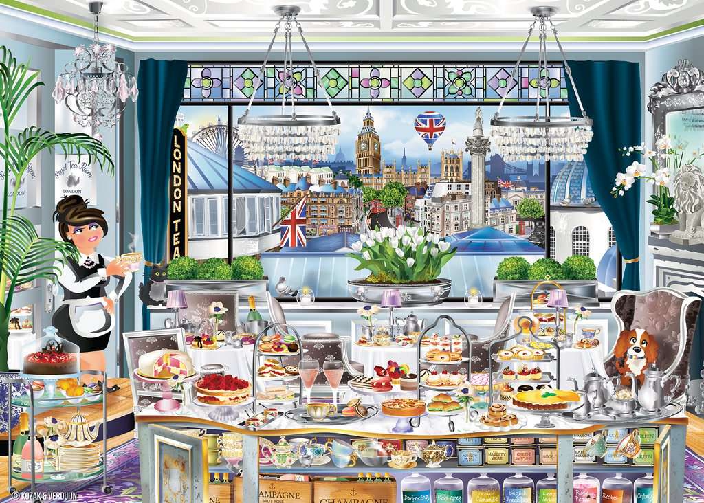 Puzzle 1000 piezas -London Tea Party- Ravensburger