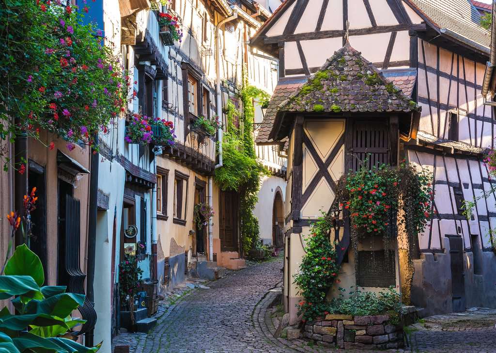 Puzzle 1000 piezas -Eguisheim in Alsace, France- Ravensburger