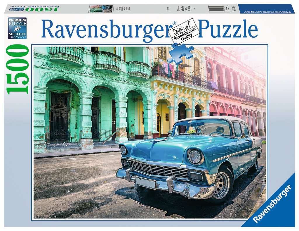 Puzzle 1500 piezas -Auto Cubano- Ravensburger