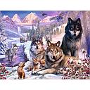 Puzzle 2000 piezas -Lobos en la Nieve- Ravensburger