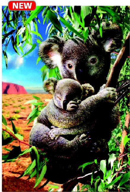 Puzzle 500 piezas -Koala con su Cachorro- Educa