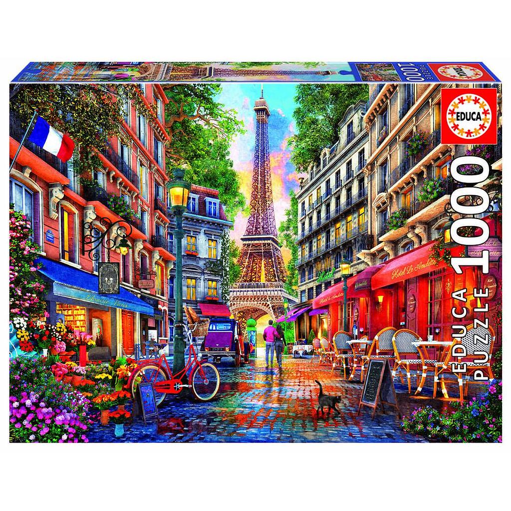 Puzzle 1000 piezas -París, Dominic Davison- Educa