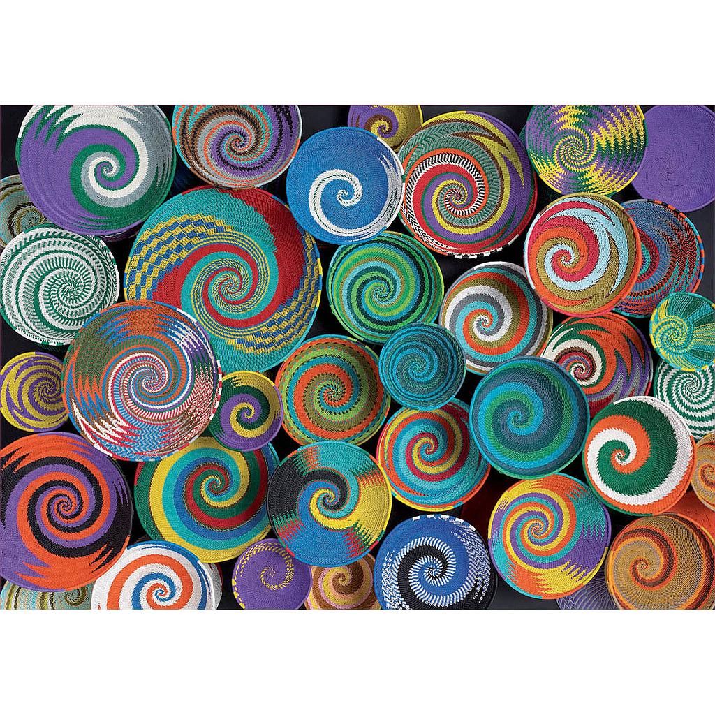 Puzzle 1000 piezas -Cestas Africanas- Educa