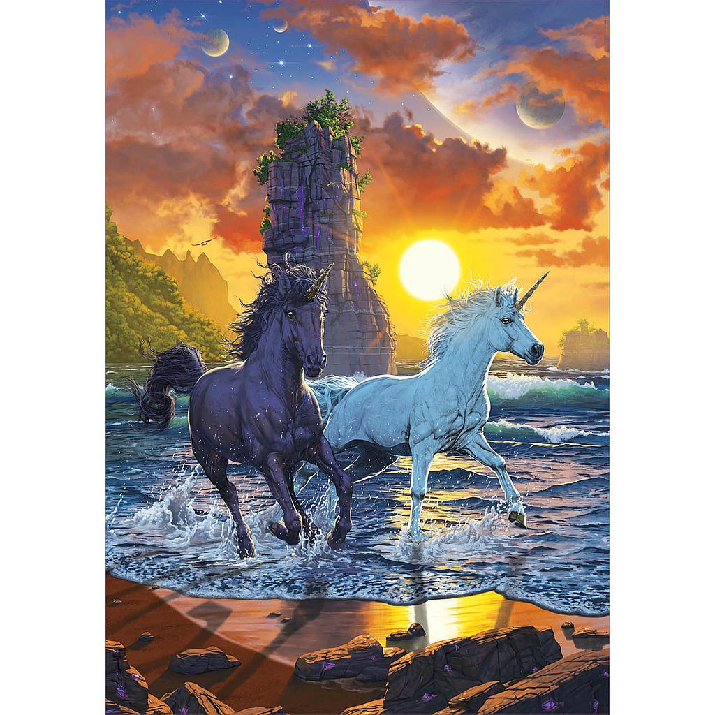 Puzzle 1000 piezas -Unicornios en la Playa- Educa