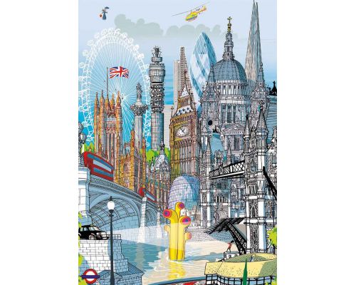 Puzzle 200 piezas -Londres CityPuzzle- Educa