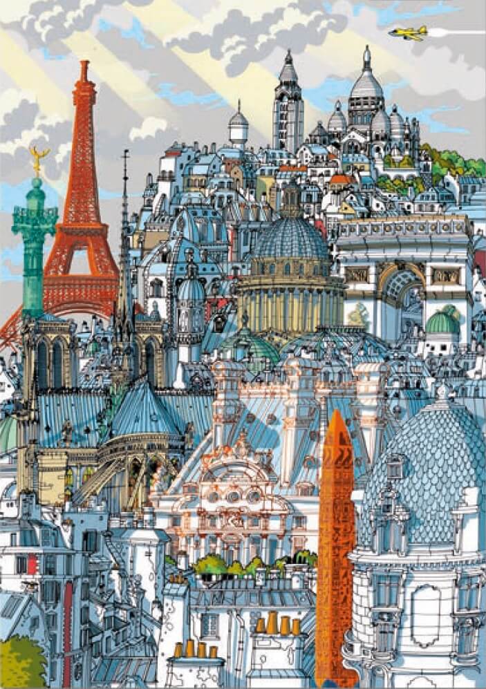 Puzzle 200 piezas -París CityPuzzle- Educa