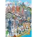 Puzzle 200 piezas -Barcelona CityPuzzle- Educa