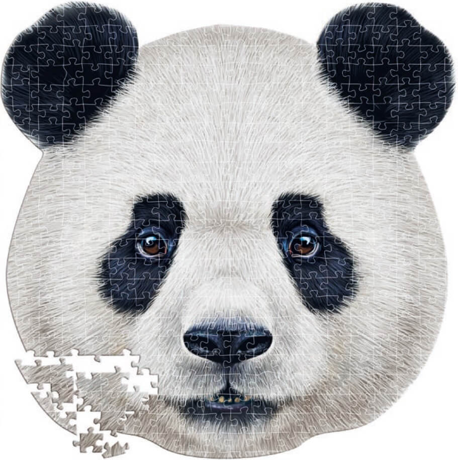 Puzzle 353 piezas Animal Face Shaped -Oso Panda- Educa