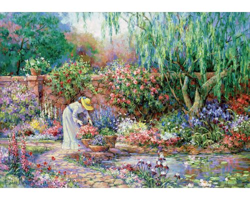 Puzzle 300 piezas XXL Senior -Su Jardín- Educa