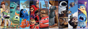 Puzzle 1000 piezas -Panorama: Disney / Pixar- Clementoni