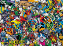 Puzzle 1000 piezas -Imposible: DC Comics- Clementoni