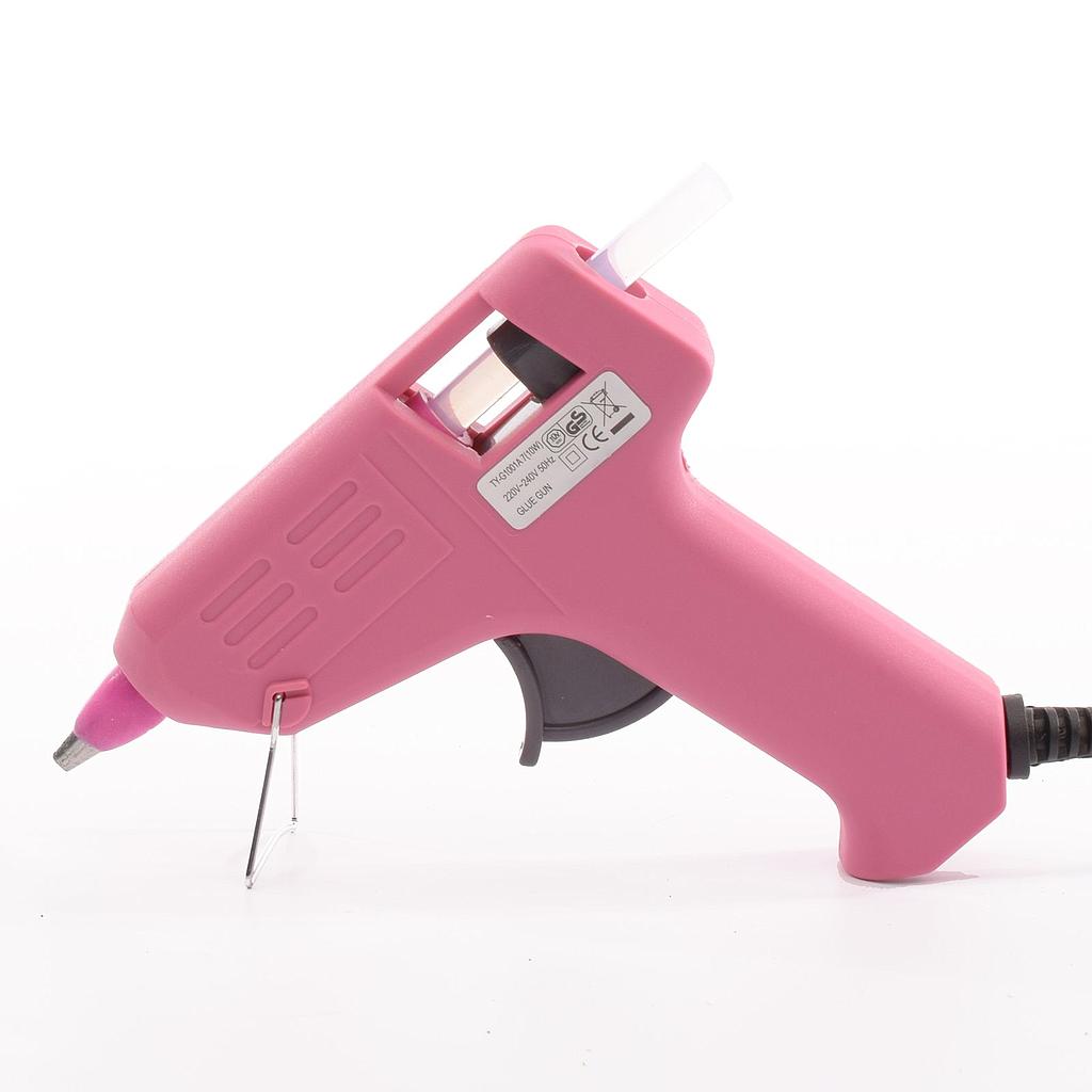 Mini Pistola -Pink- Adhesivo Termofusible Rosa Vaessen