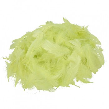 Plumas 8-10 cm. Verde Claro (10 gr. 110 uds. aprox.)