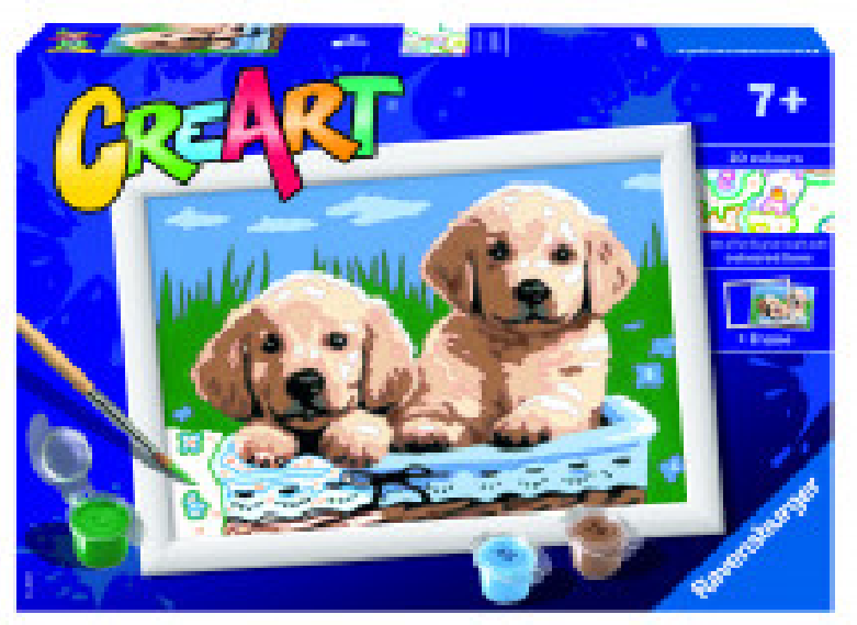 Set CreArt Pintar por Números -Perros- Ravensburger