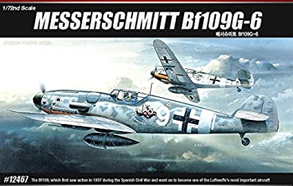 Avión 1:72 -Messerschmitt Bf109G-6- Academy