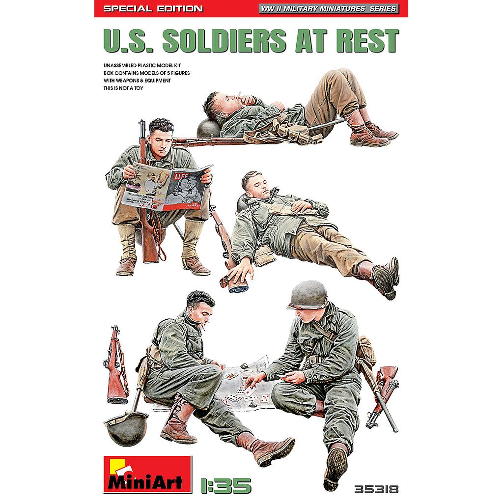 Figuras 1/35 -US Soldiers at Rest.- MiniArt