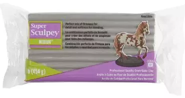 Super Sculpey 454 gr. Medium (Gris)