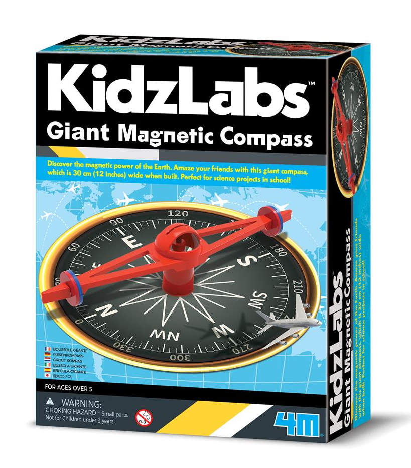 KidzLabs -Brújula Magnética Gigante- 4M