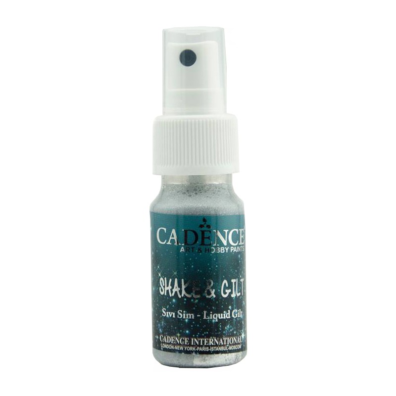 Pintura Glitter Textil Spray - Shake Gilt -  25 ml. Cadence
