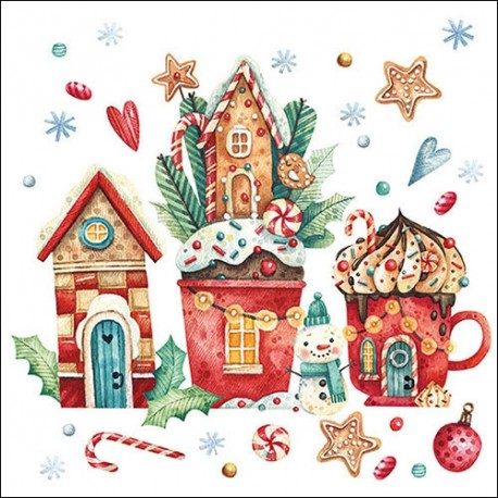 Servilleta 33 x 33 cm. -Magical Xmas-