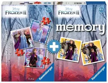 Multipack Memory + 3 Puzzles -Frozen 2- Ravensburger