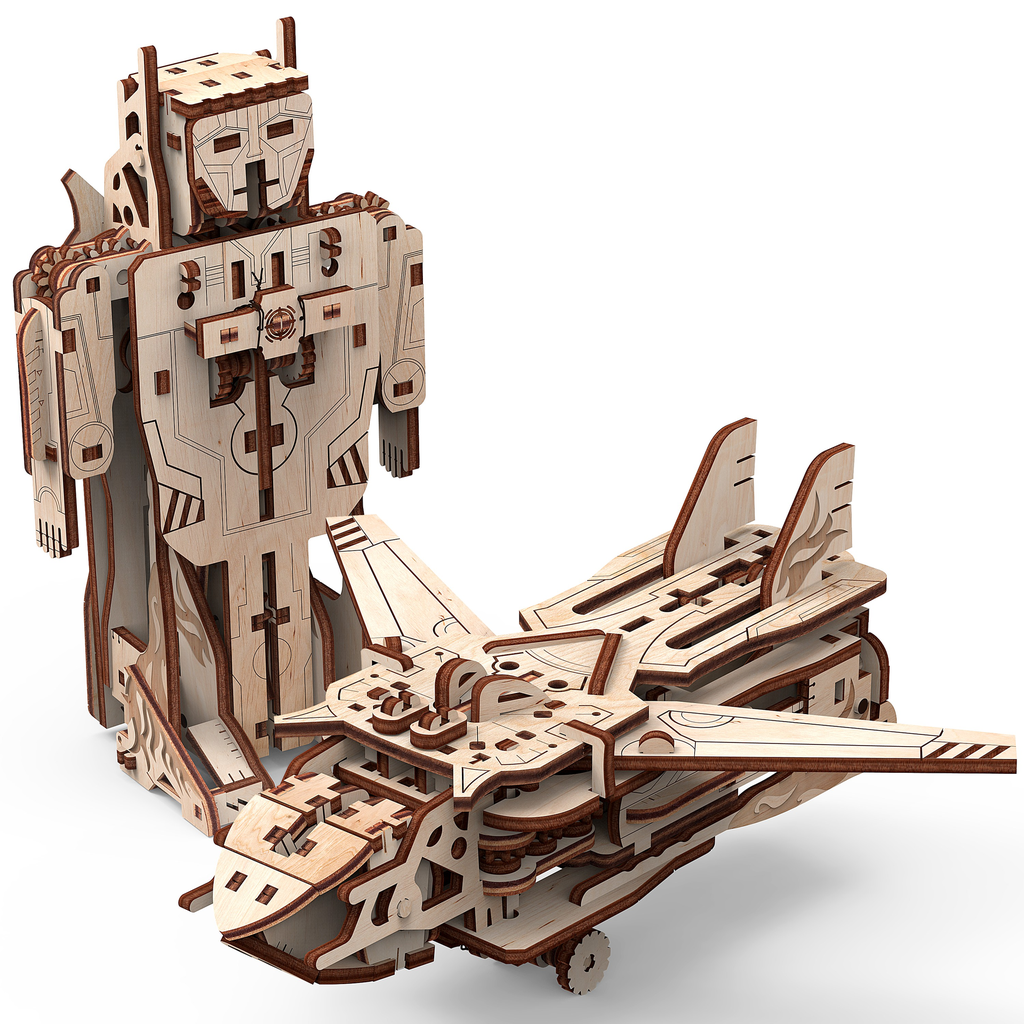 Transformer Robot Avión 119 Piezas - Mr. Playwood