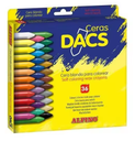 Estuche Ceras 36 Colores Dacs Alpino