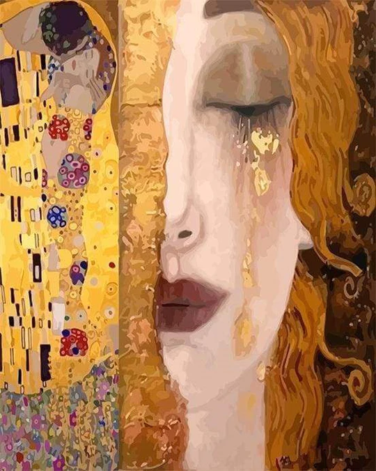 Pintar Por Números -Gustav Klimt- Bastidor 40 x 50 cm. Figured´Art