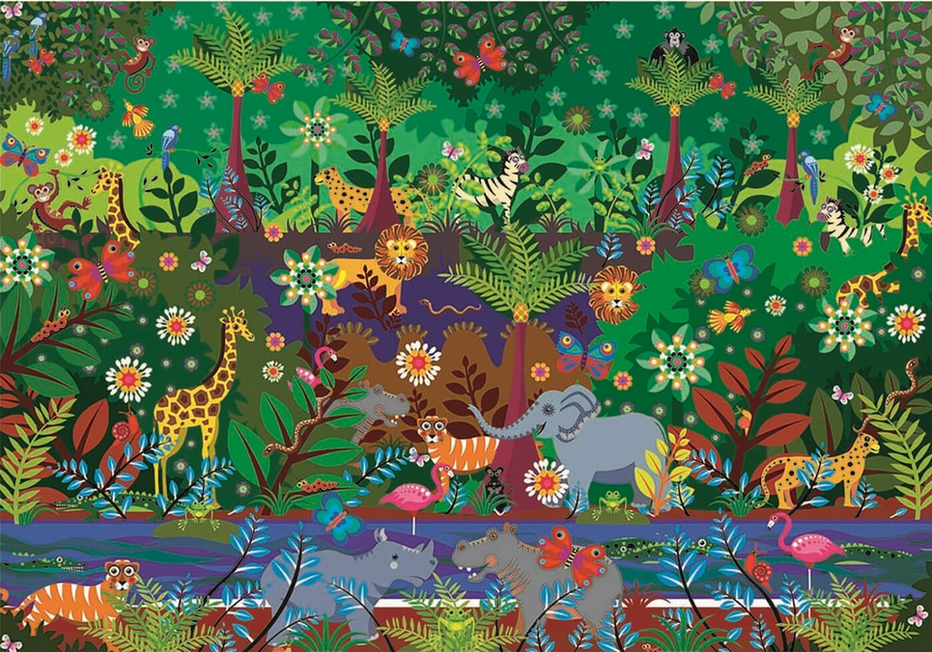 Puzzle 500 piezas -Jungla- Educa