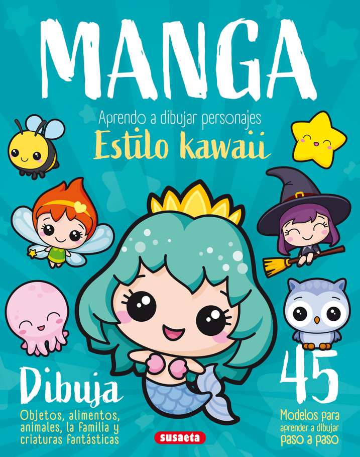 Manga: Aprendo a Dibujar Personajes Estilo Kawai - Susaeta Ediciones