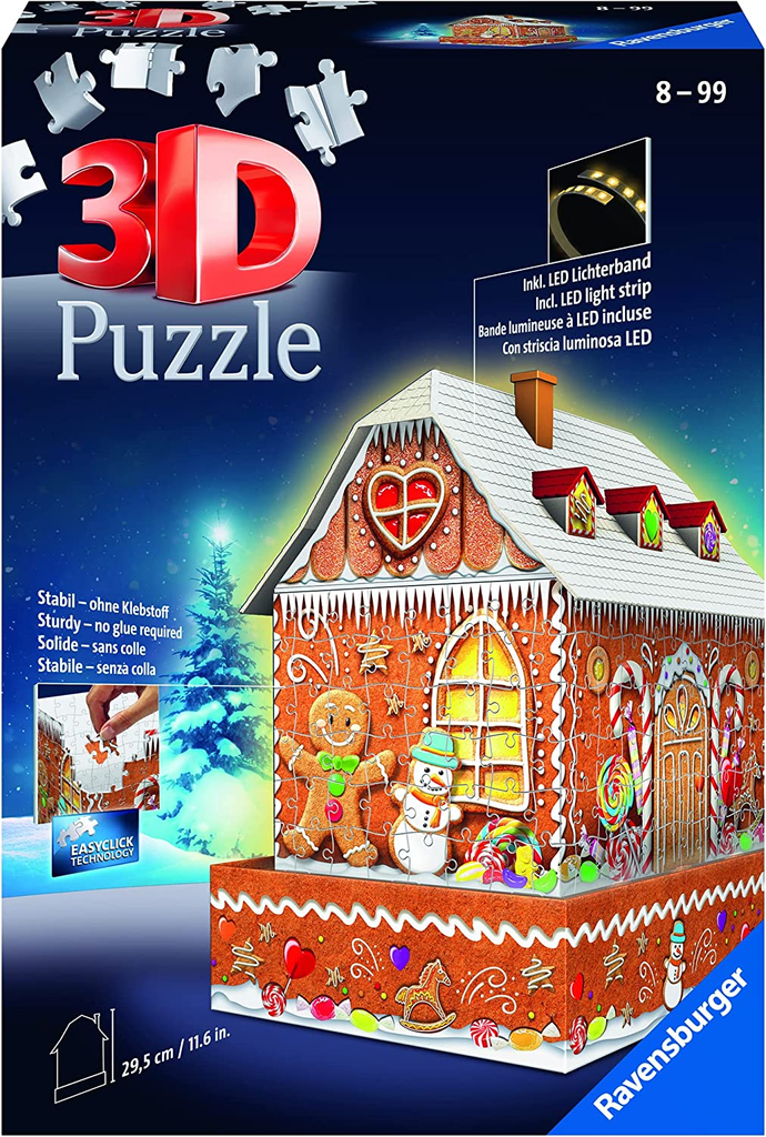 Puzzle 3D Especiale -Casa Jengibre -Night Edition- Ravensburger