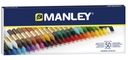 Estuche Ceras 50 Colores Manley