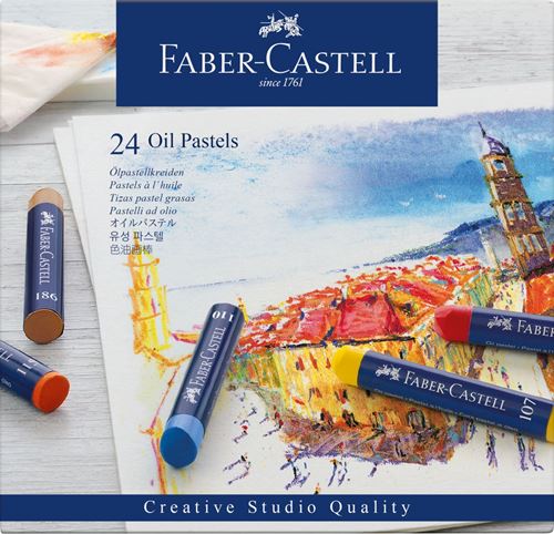 Estuche 24 Pastel Oil Creative Studio Faber-Castell