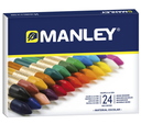 Caja 10 Ceras Color Manley Surtida