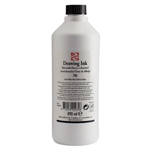 Tinta Dibujo Negro Opaco (490 ml.) Talens