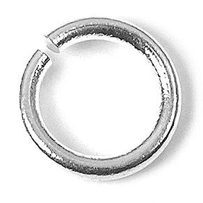 Anilla Metal 4 x 0,6 mm. Plateada