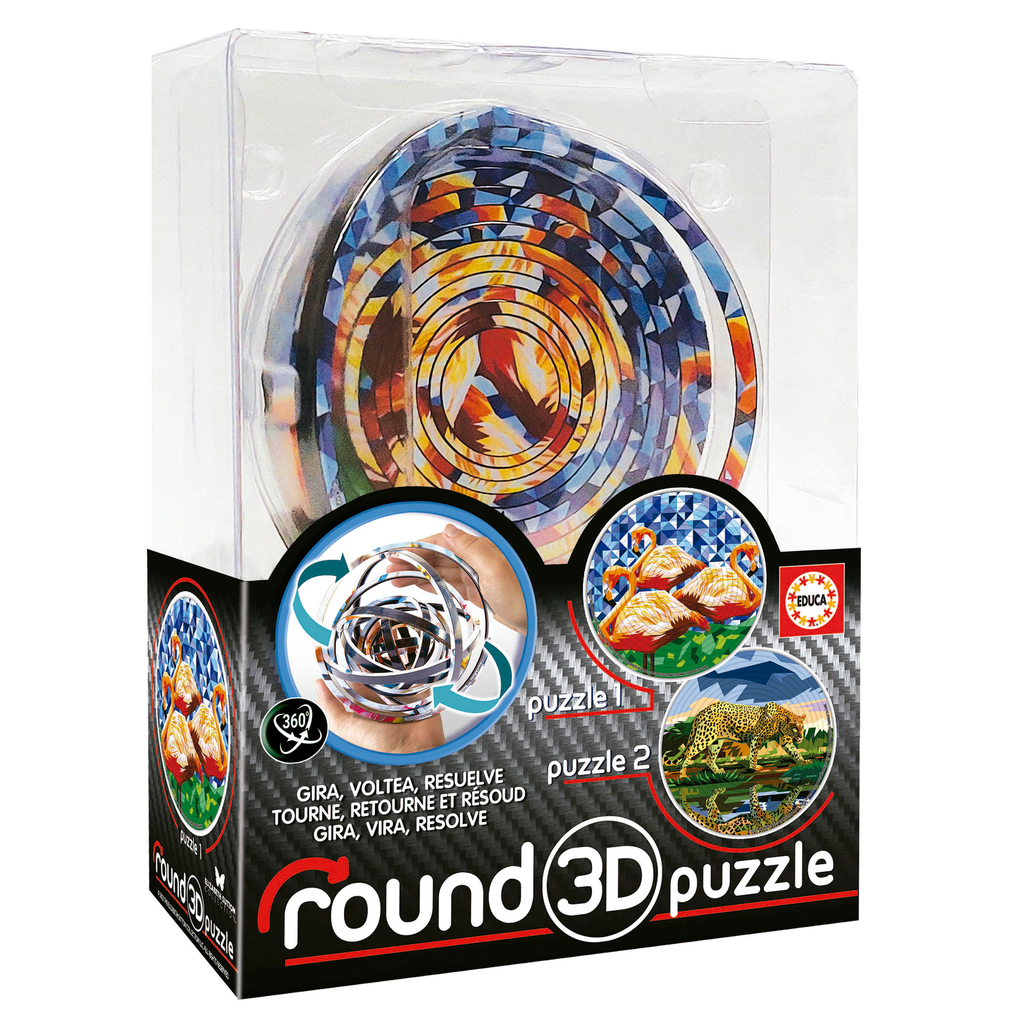 Puzzle 3D Round -Elizabeth Sutton- Educa