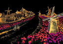 Arte para Rascar -Holanda y Tulipanes- A3 29,7 x42 cm. Figured´Art
