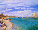 Set Punto de Cruz -Regatas en Sainte Adresse, Monet- 32 x 40 cm. Figured´Art